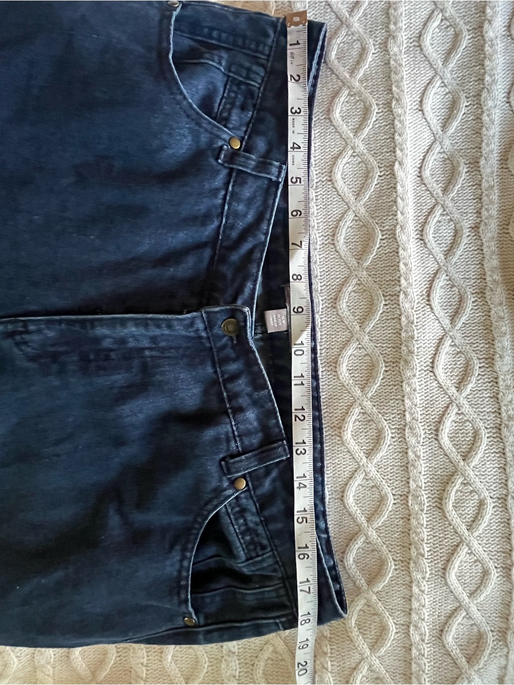 Jessica London Classic Straight Leg Jeans in Dark Blue Women’s Size 16W Petite - Picture 9 of 15